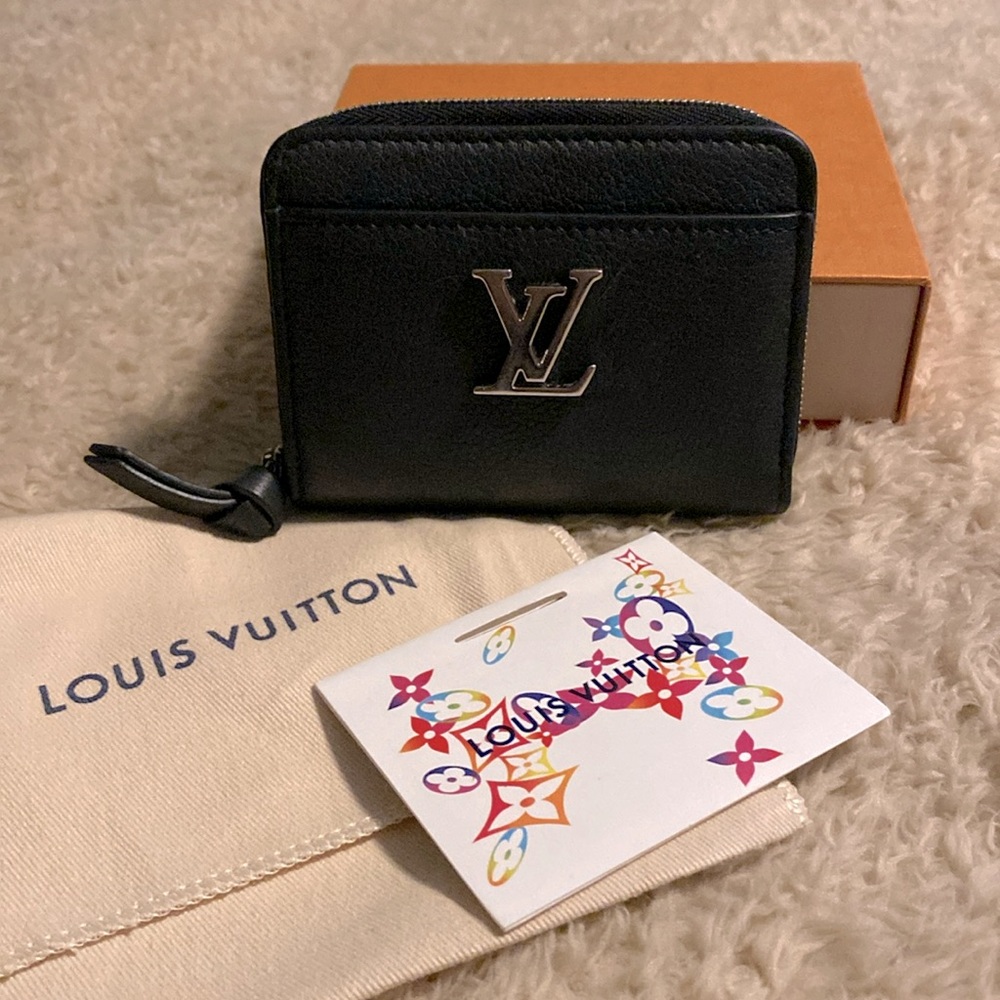 Louis Vuitton Lockme Zippy Coin Purse Wallet
